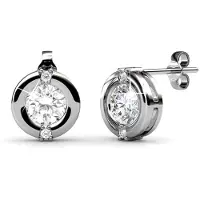 Yolora oorbellen met Swarovski kristal