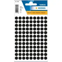 Herma 540 Etiquettes rondes 8mm Noir