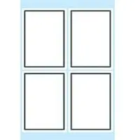 Herma Etiket 5713 40x55mm schrift grijs kader 24stuks - 9 stuks