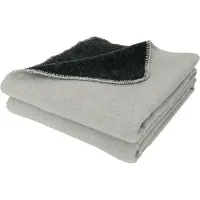 Petromax Smoky Wool Blanket, deken, wit/grijs