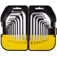 Benson Inbus- en Torx-set - 18-delig - Profi box - Diverse maten - Hoogwaardig materiaal