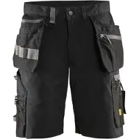 Blakläder Short met stretch en spijkerzakken 15981343 | Zwart | Maat 46 - 7330509722077