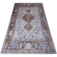Veer Carpets Vloerkleed karaca purple/brown 07 70 x 140 cm