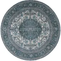 Veer Carpets Vloerkleed heris green 10 rond ø120 cm