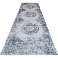 Veer Carpets Vloerkleed viola antraciet 80 x 300 cm