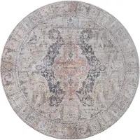 Veer Carpets Vloerkleed mahal beige 00 rond ø160 cm
