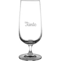 Fusion Bierglas op voet gegraveerd - 41cl - Tante