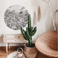 Fabryk Design FBRK. Geometrische Abstract Window - Bamboo