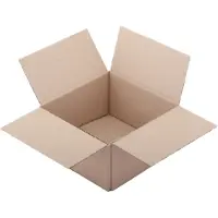 IEZZY Verzenddoos 200x200x110mm enkelgolf bruin - 25 stuks