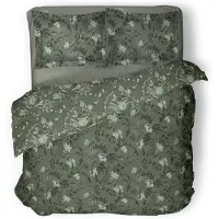 Linnick Dekbedovertrek Katoen Forest - green 200x200/220cm