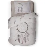Linnick Dekbedovertrek Katoen Bohemian - beige 140x200/220cm
