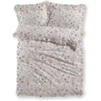 Linnick Dekbedovertrek Katoen Briar Ruches - multi 200x200/220cm
