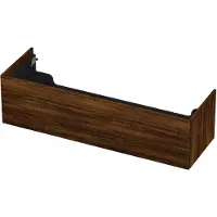 Ink Onderkast 140x45cm - Push To Open - 1 Lade - Koper Eiken - Badkamermeubels, Wastafelonderkasten - 8718835074722