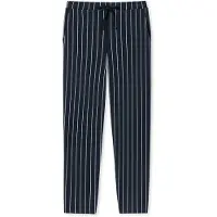 Schiesser Pyjamabroek 'Mix & Relax' nachtblauw / wit