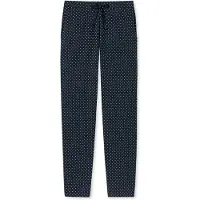 Schiesser Pyjamabroek 'Mix & Relax' donkerblauw / wit
