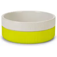 Beeztees Keramieke eetbak Nuf hond met siliconen rand groen 15,5cm