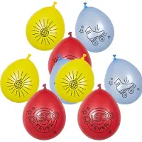 Boland 18x Disco themafeest ballonnen - ca. 25 cm - Feestversiering en decoraties