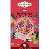 Shoti Maa Chakras "I Am" - Biologische kruiden-specerijenthee met salie, gember en vlierbloesem