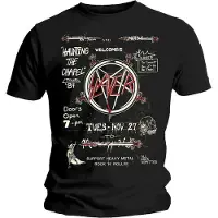 Slayer T-Shirt Haunting 84 Flier Homme Noir - Taille XL