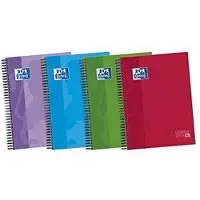 Oxford Europeanbook 5 Spiral Notebook Assorted 5 Units Transparant Kinderen