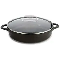 Valira 4137/25 Zwarte Braadpan met Deksel - 5,5L Gourmet Keukenaccessoires