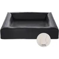 Bia bed hondenmand orthopedisch zwart -4 85x70x15 cm