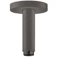 Hansgrohe plafondbevestiging S 100 mm, Brushed Black Chrome