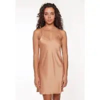 Lingadore satijnen slipdress Daily lichtbruin Dames