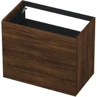 Ink Onderkast 80x45cm - Push To Open - 2 Lades - Koper Eiken - Badkamermeubels, Wastafelonderkasten - 8718835009618