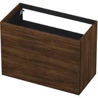 Ink Onderkast 90x45cm - Push To Open - 2 Lades - Koper Eiken - Badkamermeubels, Wastafelonderkasten - 8718835049744