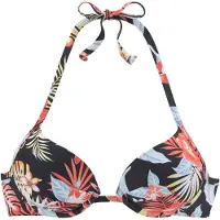 s.Oliver Bikinitop blauw / koraal / zwart