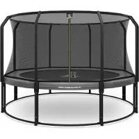 Magic Circle Pro Grey Trampoline 427-430 cm met veiligheidsnet