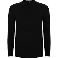 Roly Zwart Effen t-shirt lange mouwen model Extreme merk maat 3XL