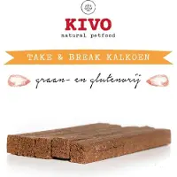 Kivo Petfood Hondensnack Take & Break Kalkoen 16 stuks - Kauwstaaf zonder granen of gluten.