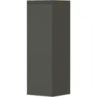 Ink Half Hoge Kast Links/rechts 1 Deur Greeploos Gelakt 45gr - Mat Beton Groen - 350x350x1060 Mm (bxdxh) - Badkamermeubels, Kolom- En Zijkasten,