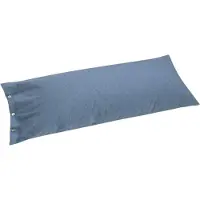 Yumeko Kussensloop Flanel 40x80 Blauw - Eco, Bio & Fairtrade