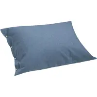 Yumeko Kussensloop Flanel 50x60 Blauw - Eco, Bio & Fairtrade