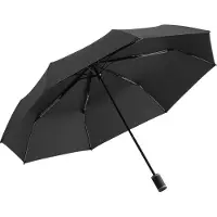 FARE Mini Style 5084 zakparaplu stormparaplu met handopening zwart grijs 98 centimeter