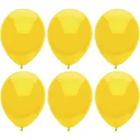 Haza Ballonnen verjaardag/thema feest - 300x stuks - geel - 29 cm