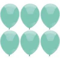 Haza Ballonnen verjaardag/feest - 300x stuks - mintgroen - 29 cm