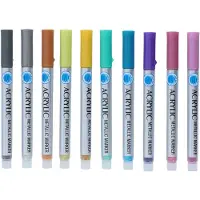Pricenet Acrylstiften metalic glitter.