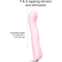 Love to love - Swap - P-spot & G-spot Vibrator - Met Tapping Functie - Lichtroze