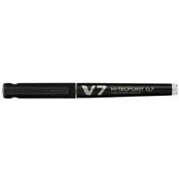 Pilot Hi-Tecpoint Cartridge System Niet-intrekbaar Rollerballpen Zwart 0,5 mm Medium Naaldpunt Navulbaar 71% Gerecycled