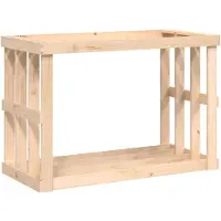 vidaXL Houtblokhouder 108x52x74 cm massief grenenhout