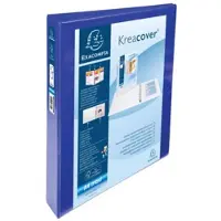 OfficeTown Exacompta Kreacover personaliseerbare ringmap blauw 2 ringen van 25 mm