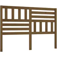 vidaXL Hoofdbord 126x4x100 cm massief grenenhout honingbruin