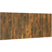 vidaXL Hoofdbord 200x1,5x80 cm bewerkt hout gerookt eikenkleurig