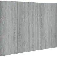 vidaXL Hoofdbord 120x1,5x80 cm bewerkt hout grijs sonoma eikenkleurig