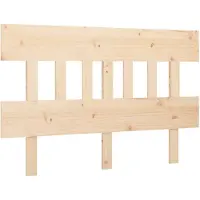 vidaXL Hoofdbord 123,5x3x81 cm massief grenenhout