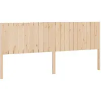 vidaXL Hoofdbord 205,5x4x100 cm massief grenenhout